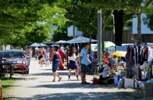 Photo du vide grenier de Saint Eloi de 2022